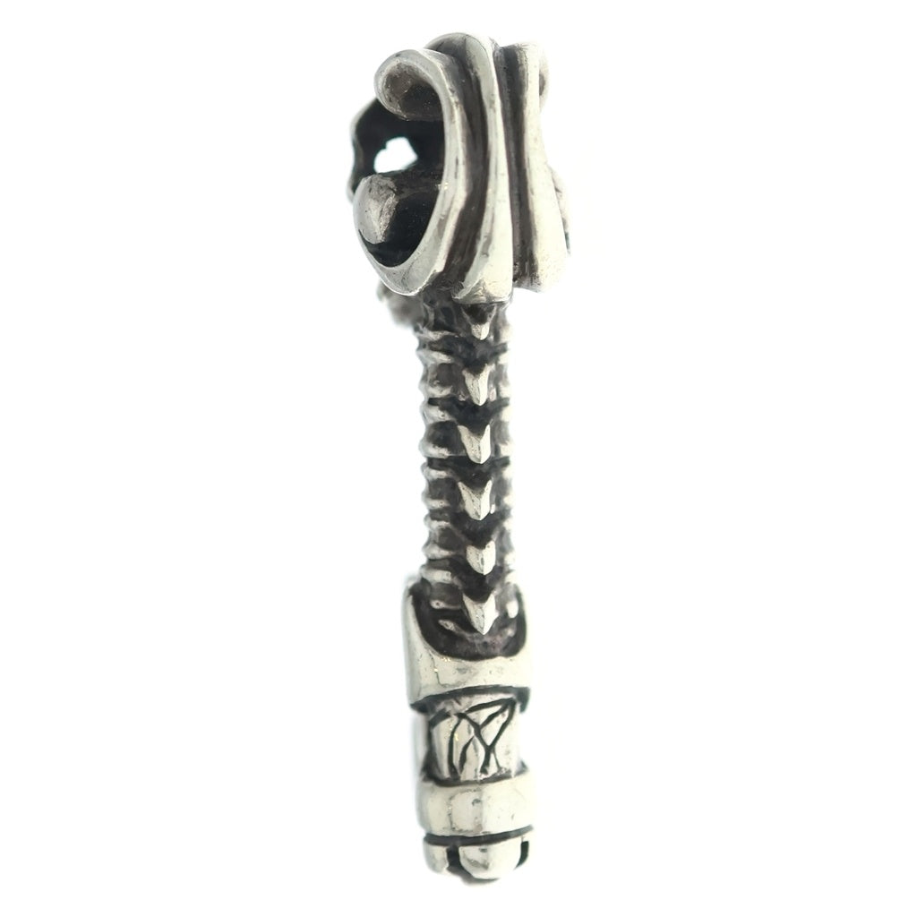 CRAZY PIG(クレイジーピッグ) SKULL KEY PENDANT スカルキー ペンダントトップ シルバー