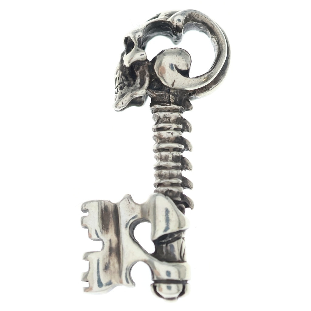 CRAZY PIG(クレイジーピッグ) SKULL KEY PENDANT スカルキー ペンダントトップ シルバー