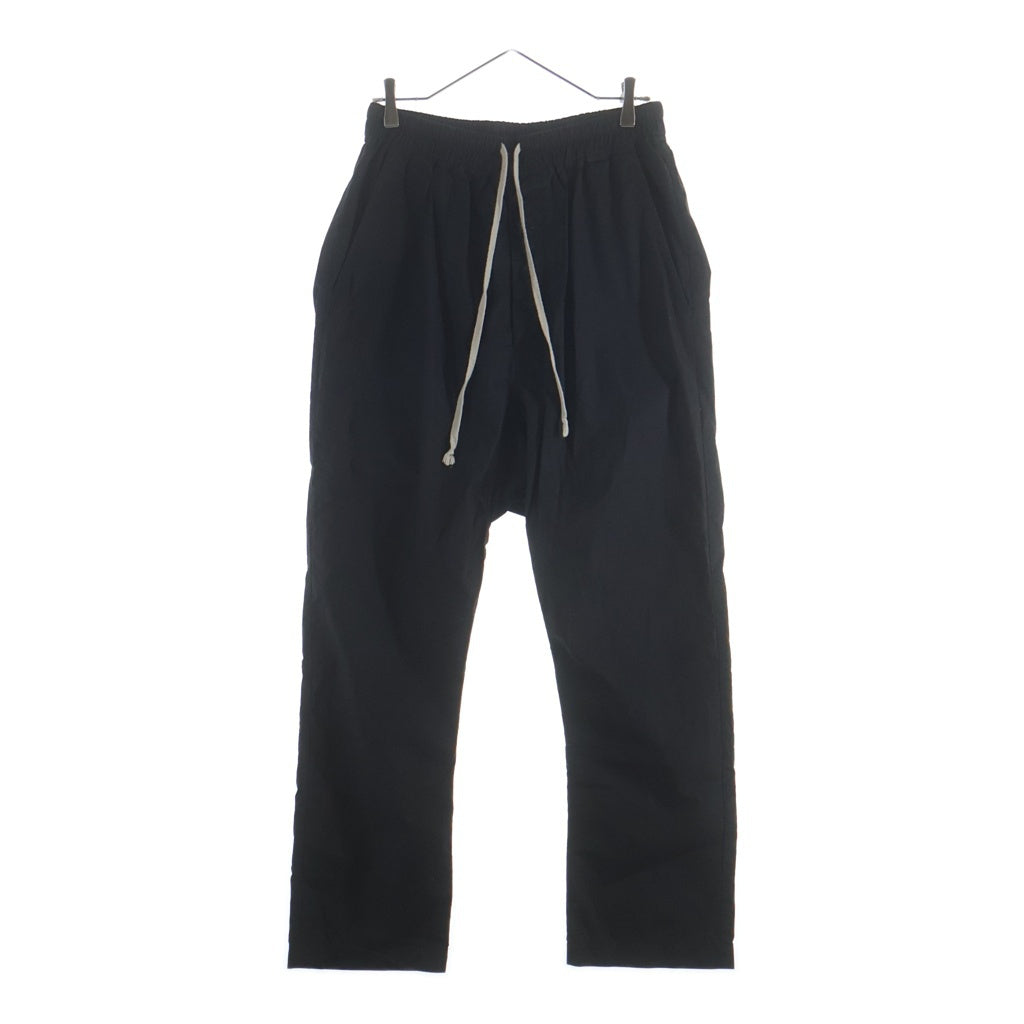 Rick Owens(リックオウエンス) 25SS DRAWSTRING LONG ドローストリング サルエルパンツ ブラック RU01E5380-P