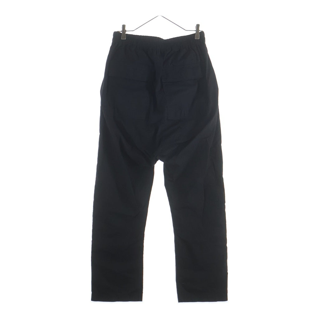 Rick Owens(リックオウエンス) 25SS DRAWSTRING LONG ドローストリング サルエルパンツ ブラック RU01E5380-P