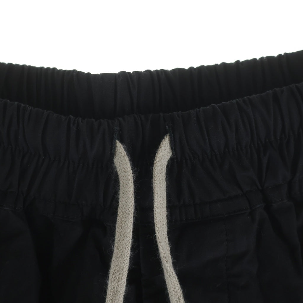 Rick Owens(リックオウエンス) 25SS DRAWSTRING LONG ドローストリング サルエルパンツ ブラック RU01E5380-P