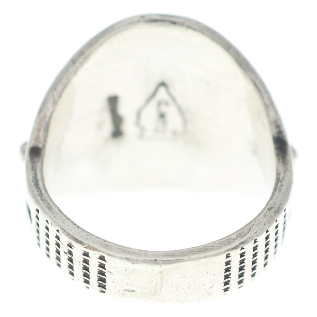 INDIAN JEWELRY(インディアンジュエリー) Navajo ナバホ族 C.MTZ刻印 コンチョ リング シルバー