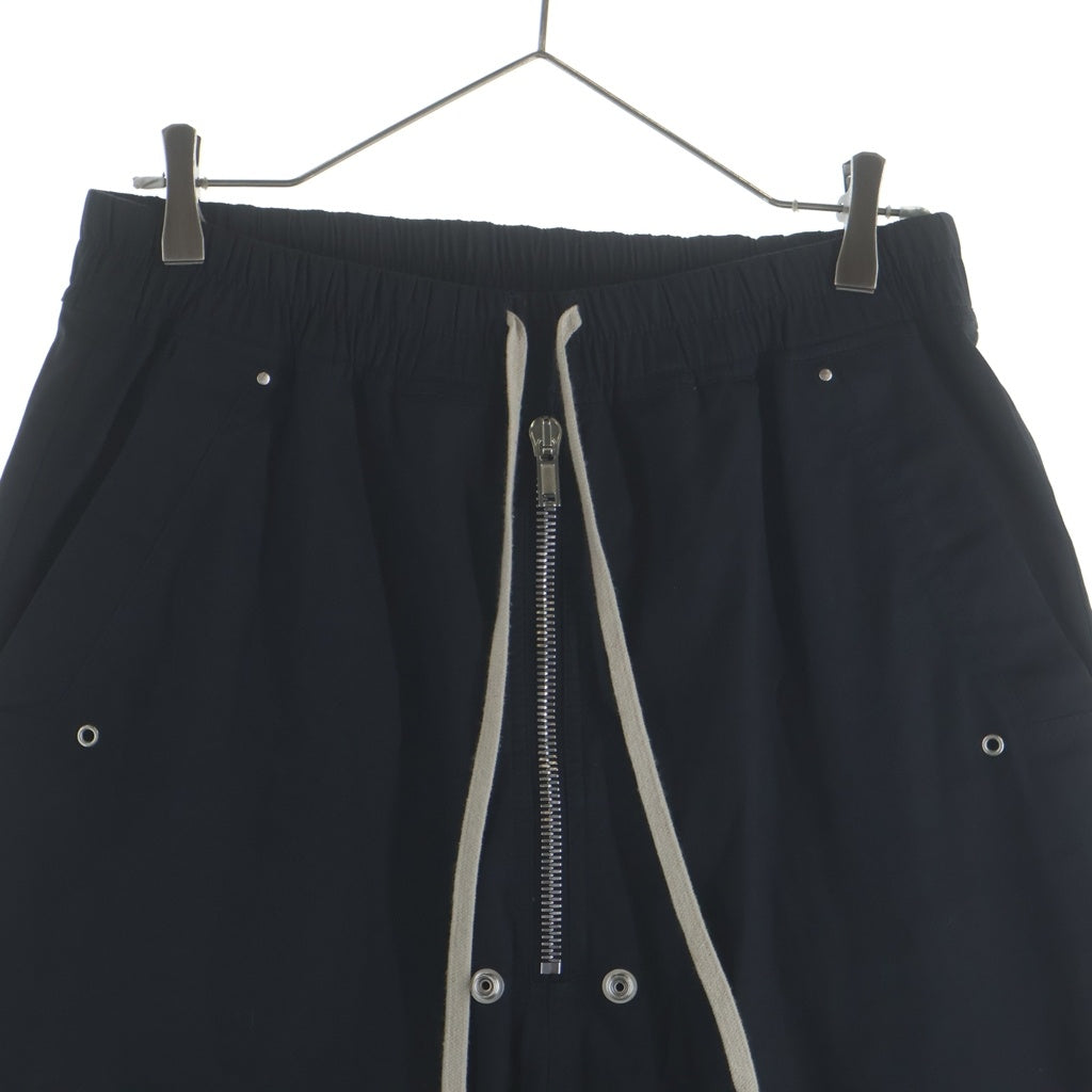 Rick Owens(リックオウエンス) 25AW BELA PANTS ドローコード ジップフライ ベラパンツ ブラック RU02E1361-TE