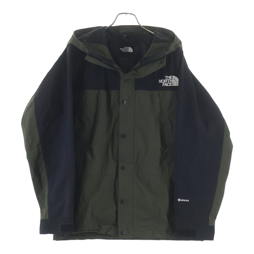 THE NORTH FACE(ザノースフェイス) Mountain Light Jacket GORE-TEX ゴアテックス ナイロン マウンテンパーカー ジャケット カーキ/ブラック NP62236