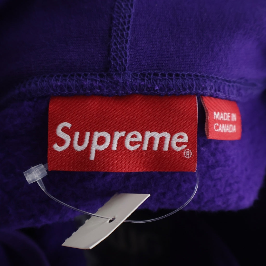 SUPREME(シュプリーム) 20AW Cross box logo Hooded Sweat Shirts クロスボックスロゴ フーデッド シャツ プルオーバーパーカー パープル