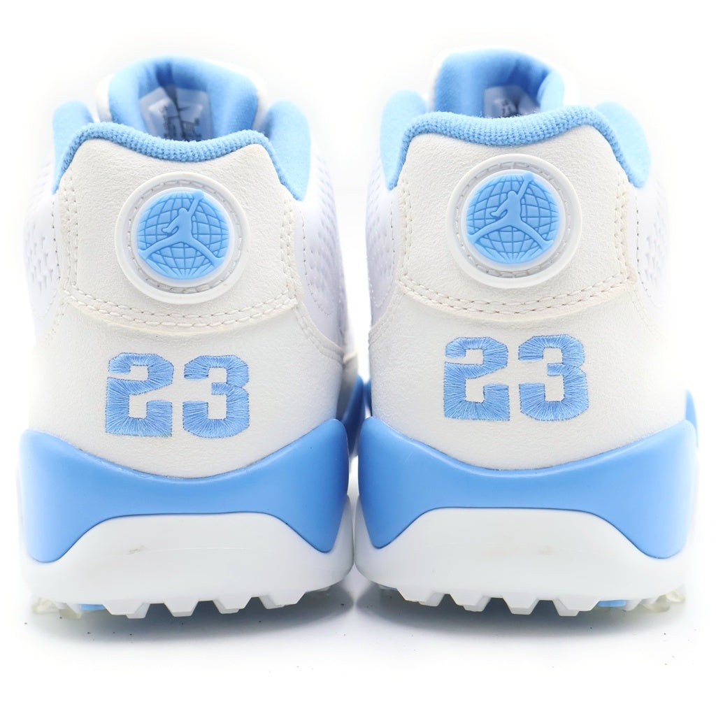 NIKE(ナイキ) AIR JORDAN 9 LOW GOLF University Blue エアジョーダン ゴルフ ローカットスニーカー ホワイト/ブルー US7.5/25.5cm FJ5934-101