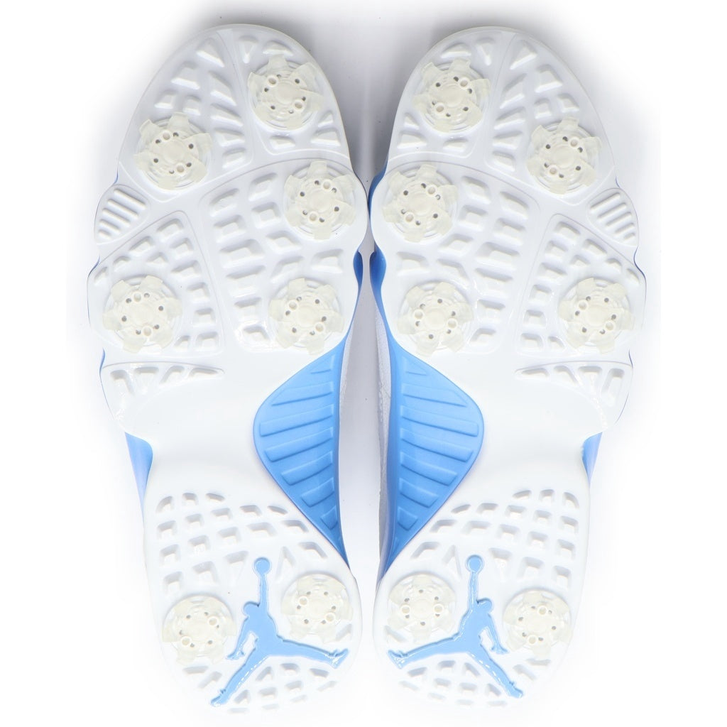NIKE(ナイキ) AIR JORDAN 9 LOW GOLF University Blue エアジョーダン ゴルフ ローカットスニーカー ホワイト/ブルー US7.5/25.5cm FJ5934-101