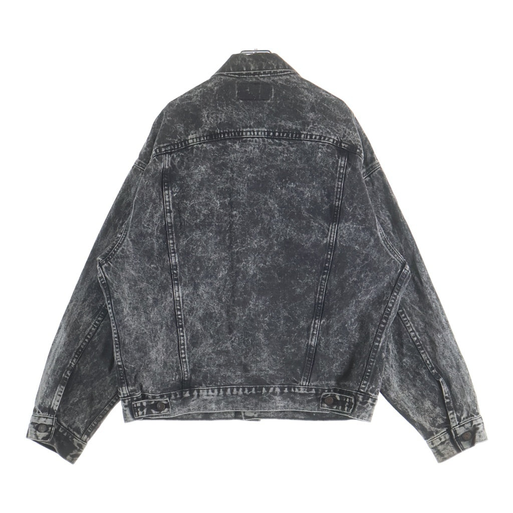 Levi's(リーバイス) 80-90s VINTAGE 70505-0253 4th DENIM TRUCKER JACKET ボタン裏刻印523 スモールe ケミカルウォッシュ デニムトラッカージャケット ブラック