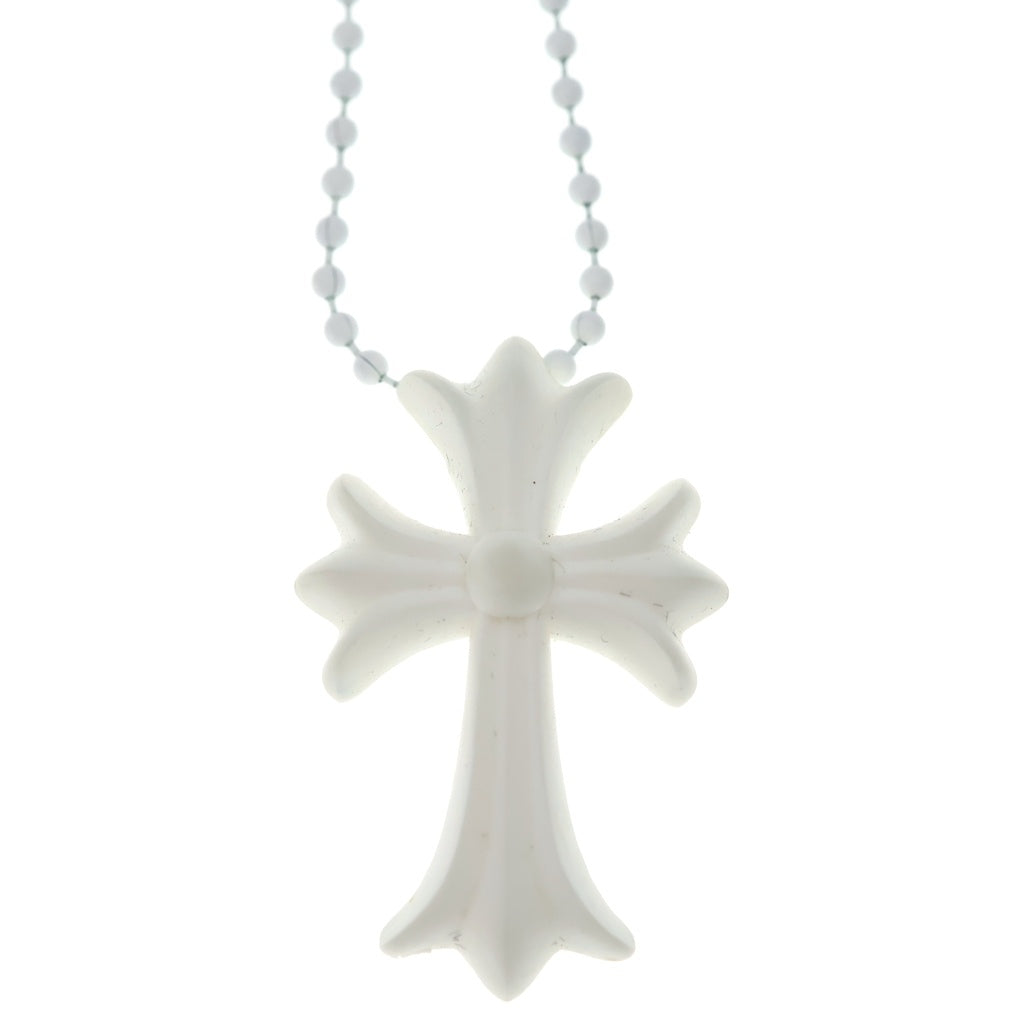 CHROME HEARTS(クロムハーツ) RUBBER CH CRS SML スモールCHクロス ラバーネックレス シリコン BCA306
