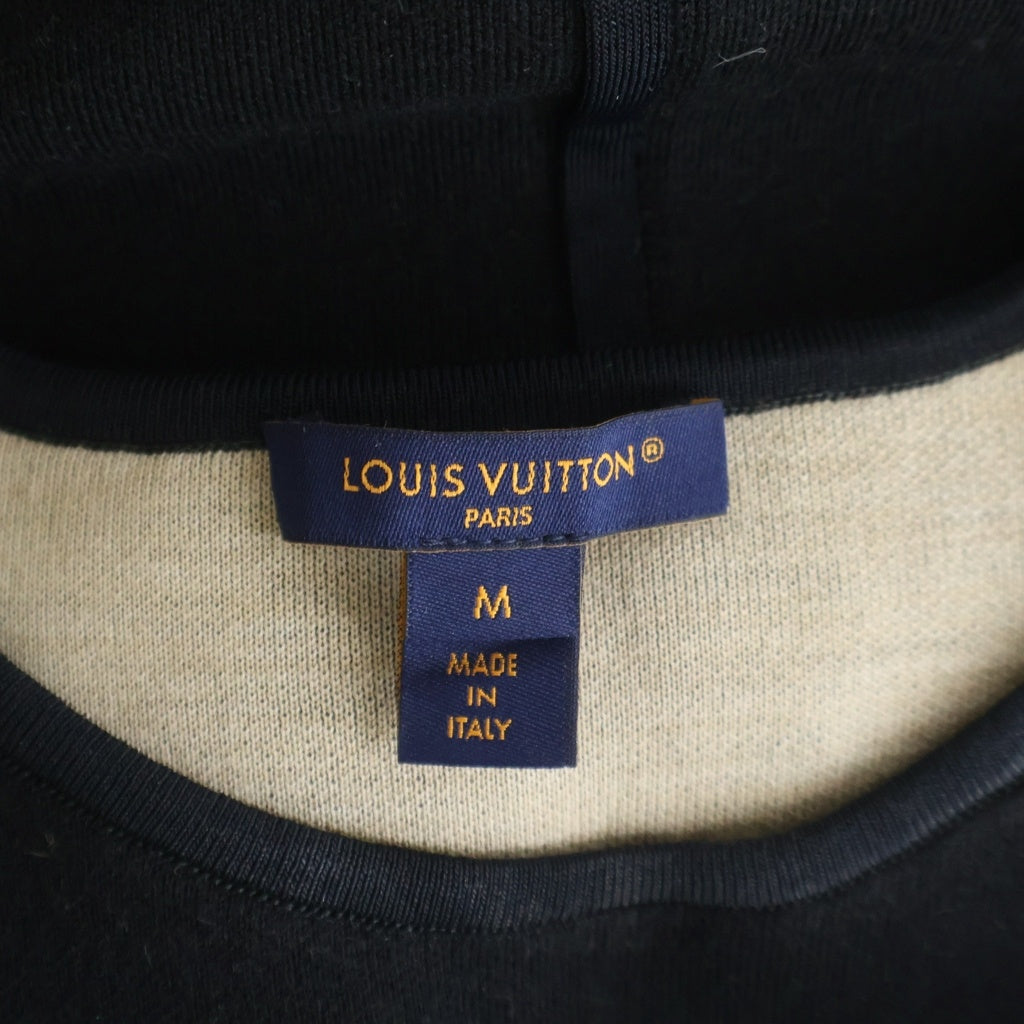LOUIS VUITTON(ルイヴィトン) モノグラム ノースリーブ ニットワンピース ブラック レディース RW261WW XKH FUKD02