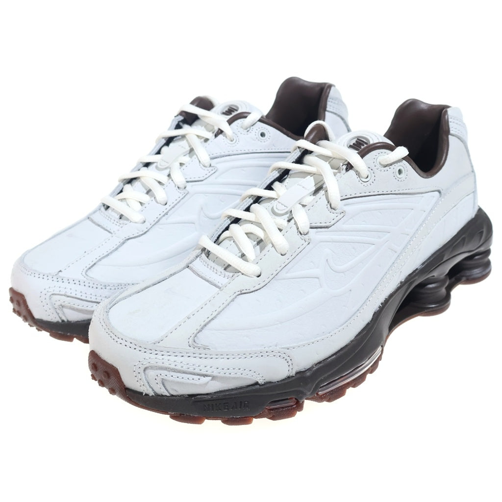 NIKE(ナイキ) SHOX RIDE 2 PRM MORSE CODE ショックスライド2 プレミアム モールスコード ローカットスニーカー グレー/ブラウン US8.5/26.5cm IQ3369-101