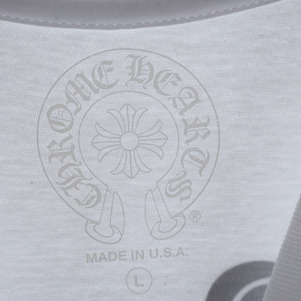 CHROME HEARTS(クロムハーツ) CH T-SHRT LTD ホノルル限定 CHプラスプリント クルーネック半袖Tシャツ カットソー ホワイト