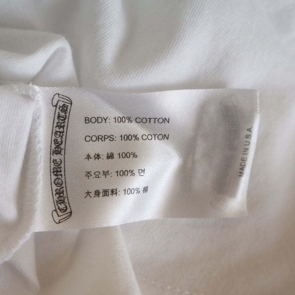 CHROME HEARTS(クロムハーツ) CH T-SHRT LTD ホノルル限定 CHプラスプリント クルーネック半袖Tシャツ カットソー ホワイト