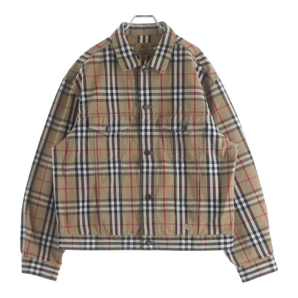 SUPREME(シュプリーム) × BURBERRY 22SS Denim Trucker Jacket バーバリー デニムトラッカージャケット ブラウン