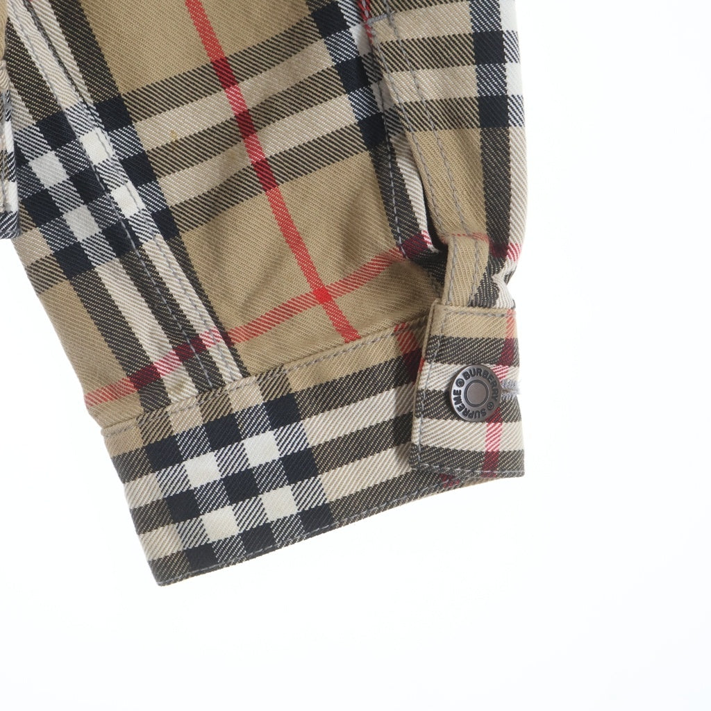 SUPREME(シュプリーム) × BURBERRY 22SS Denim Trucker Jacket バーバリー デニムトラッカージャケット ブラウン