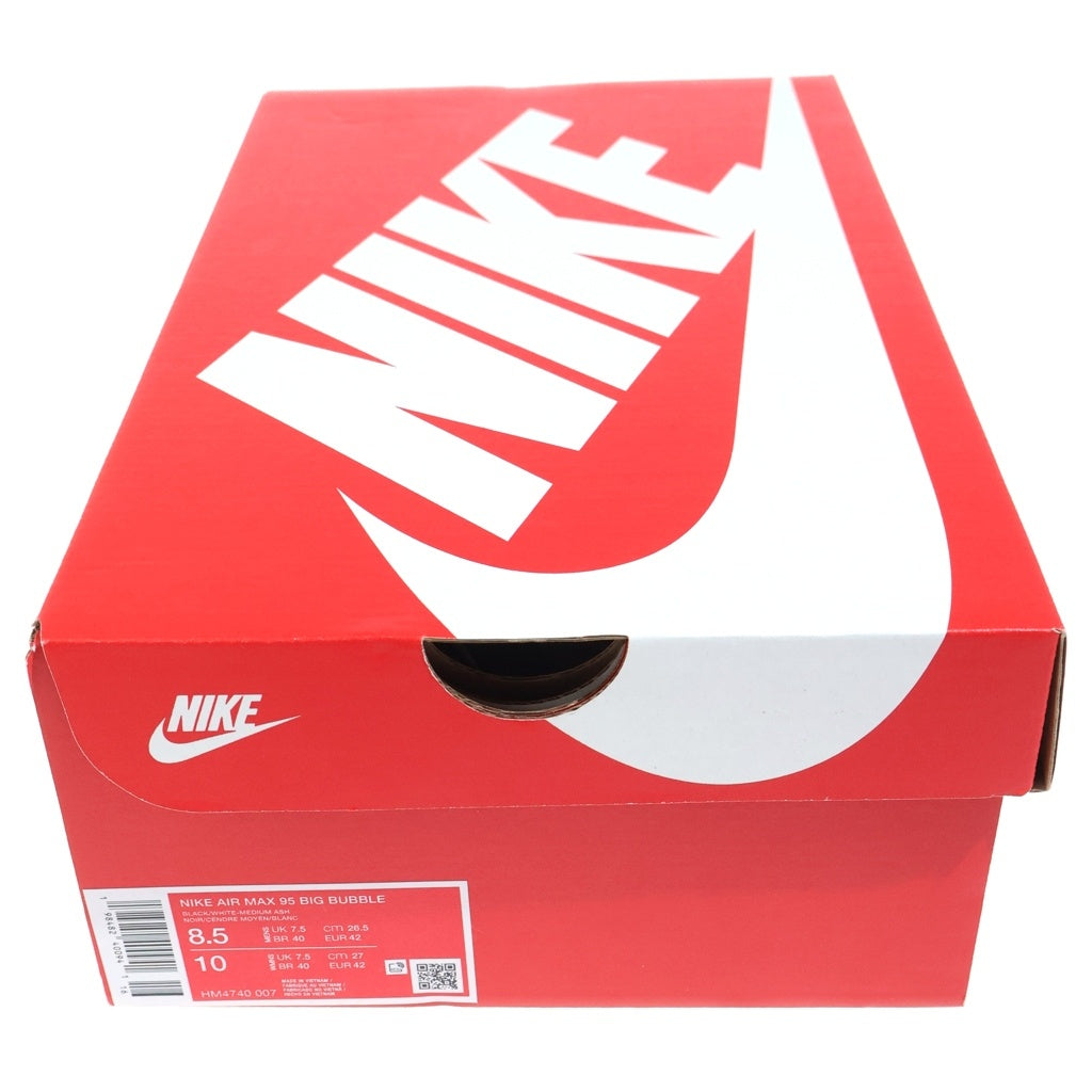 NIKE(ナイキ) AIR MAX 95 OG BIG BUBBLE GRANITE 2026 エアマックス95 OG ビッグバブル グラナイト ローカットスニーカー グレー US8.5/26.5cm HM4740-007
