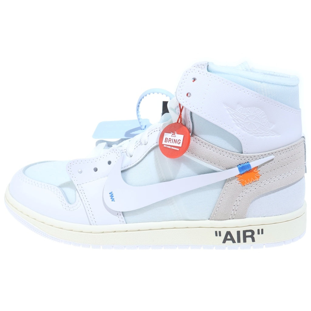 NIKE(ナイキ) ×V.A.A AIR JORDAN 1 RETRO HIGH OG ALASKA AA3834-100 エアジョーダン1 ヴァージルアブローアーカイブ アラスカ ハイカットスニーカー US10/28.0cm ホワイト