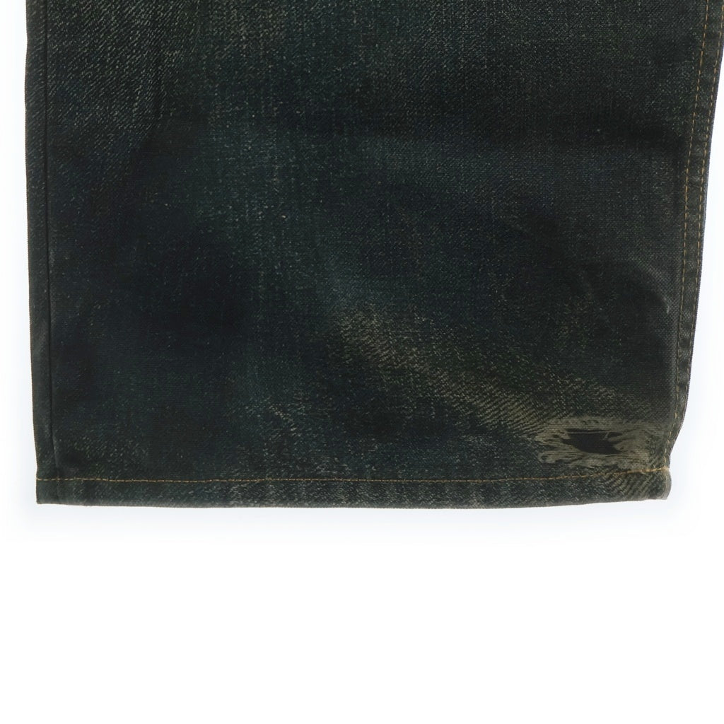 Acne Studios(アクネ ストゥディオズ) Baggy Fit Jeans 1981M 転写プリント ボタンフライ バギーフィット デニムパンツ FN-MN-TROU001101