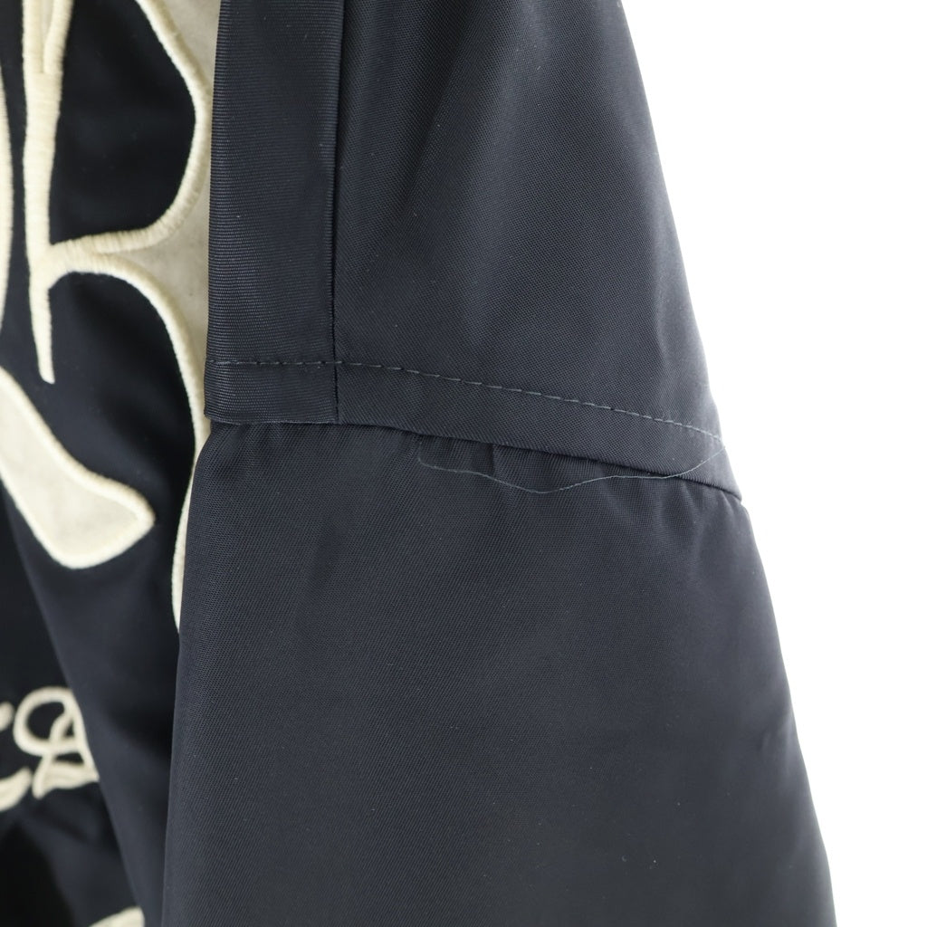 AMIRI(アミリ) HOLLYWOOD JACKET ハリウッド ロゴワッペン ナイロン トラックジャケット ブラック