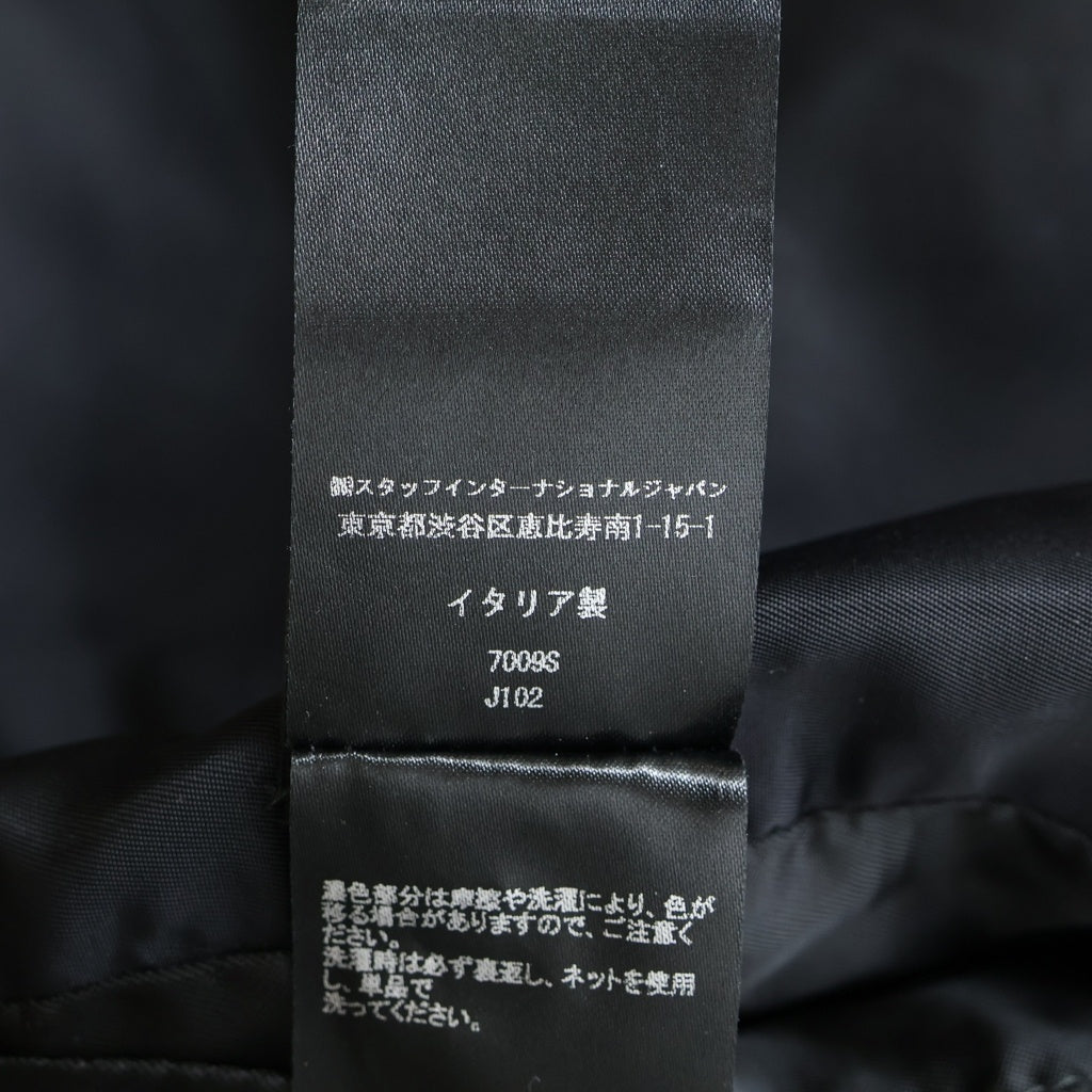AMIRI(アミリ) HOLLYWOOD JACKET ハリウッド ロゴワッペン ナイロン トラックジャケット ブラック