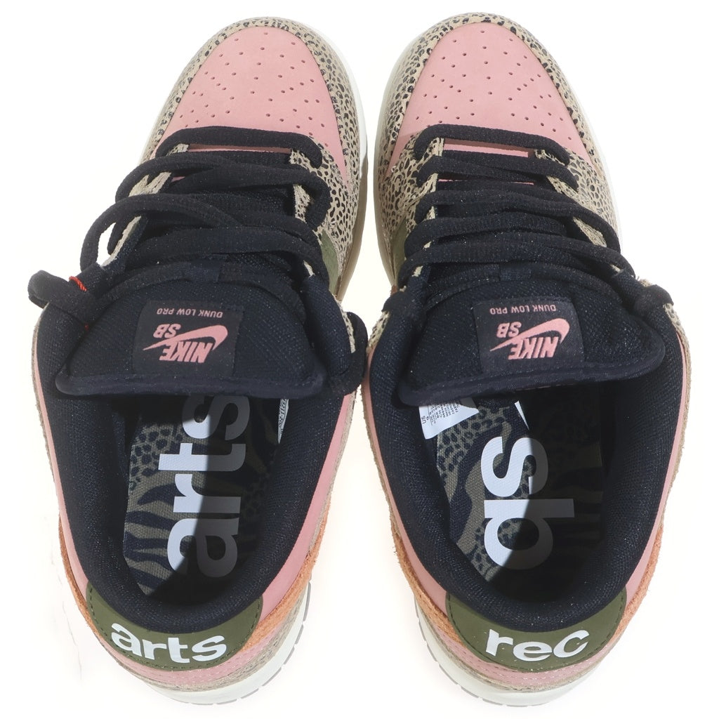 NIKE(ナイキ) × Arts Rec SB Dunk Low Pro Rust Pink and Rough Green IH3211-200 エスビー ダンクロー プロ ラストピンク アンド ラフグリーン ローカットスニーカー