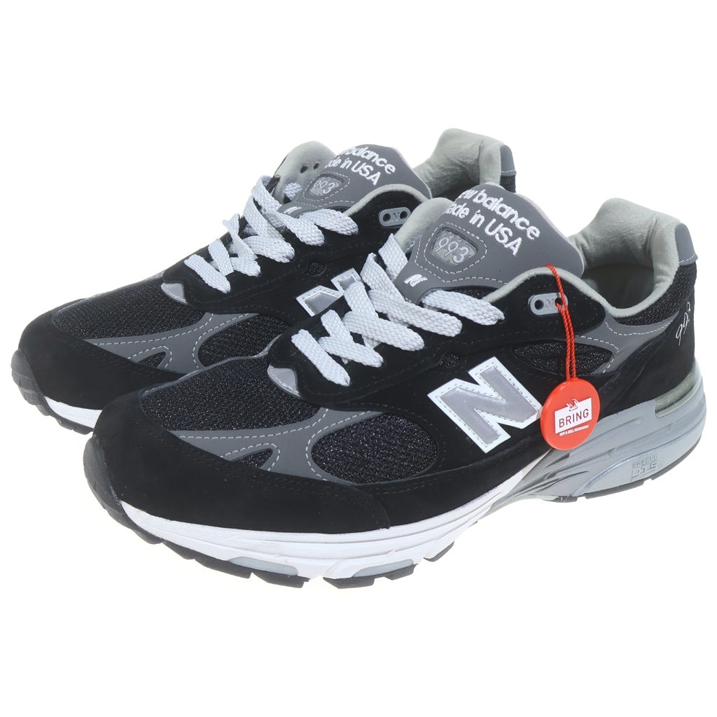 New Balance(ニューバランス) 993 MR993BK メッシュ ローカットスニーカー シューズ ブラック US8.5/26.5cm