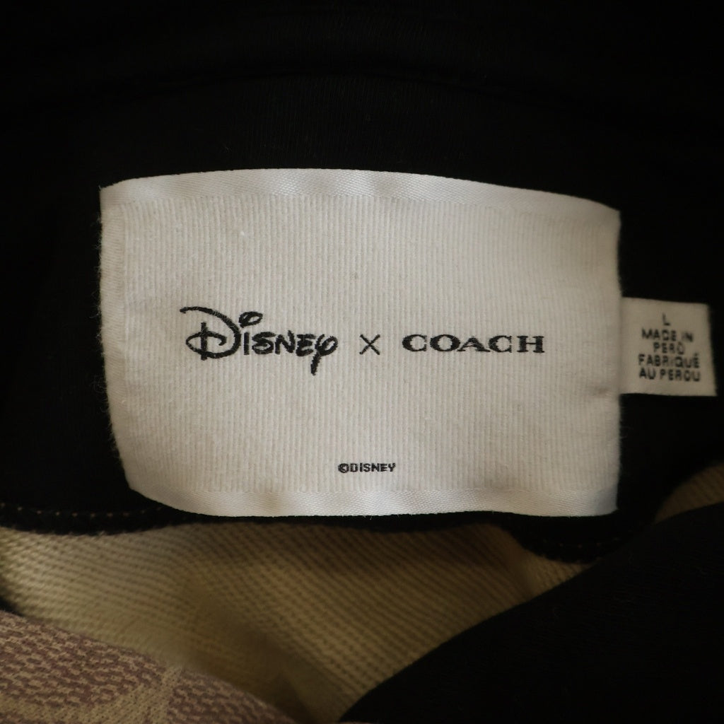 COACH(コーチ) ×DISNEY ミッキーマウス シグネチャー フーディー プルオーバーパーカー ブラウン C9479
