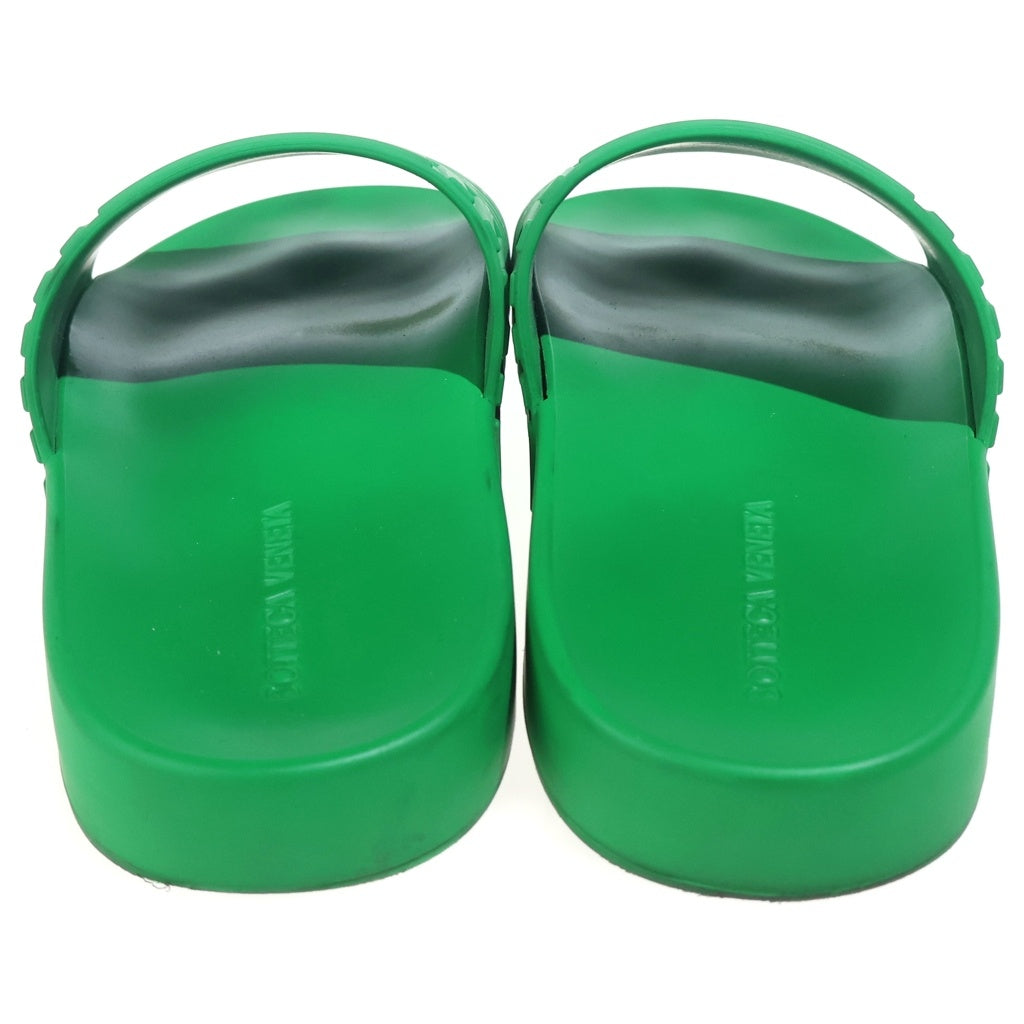 BOTTEGA VENETA(ボッテガヴェネタ) Slider Sandal Rubber Carpet ラバー シャワーサンダル グリーン 690039 V1O60