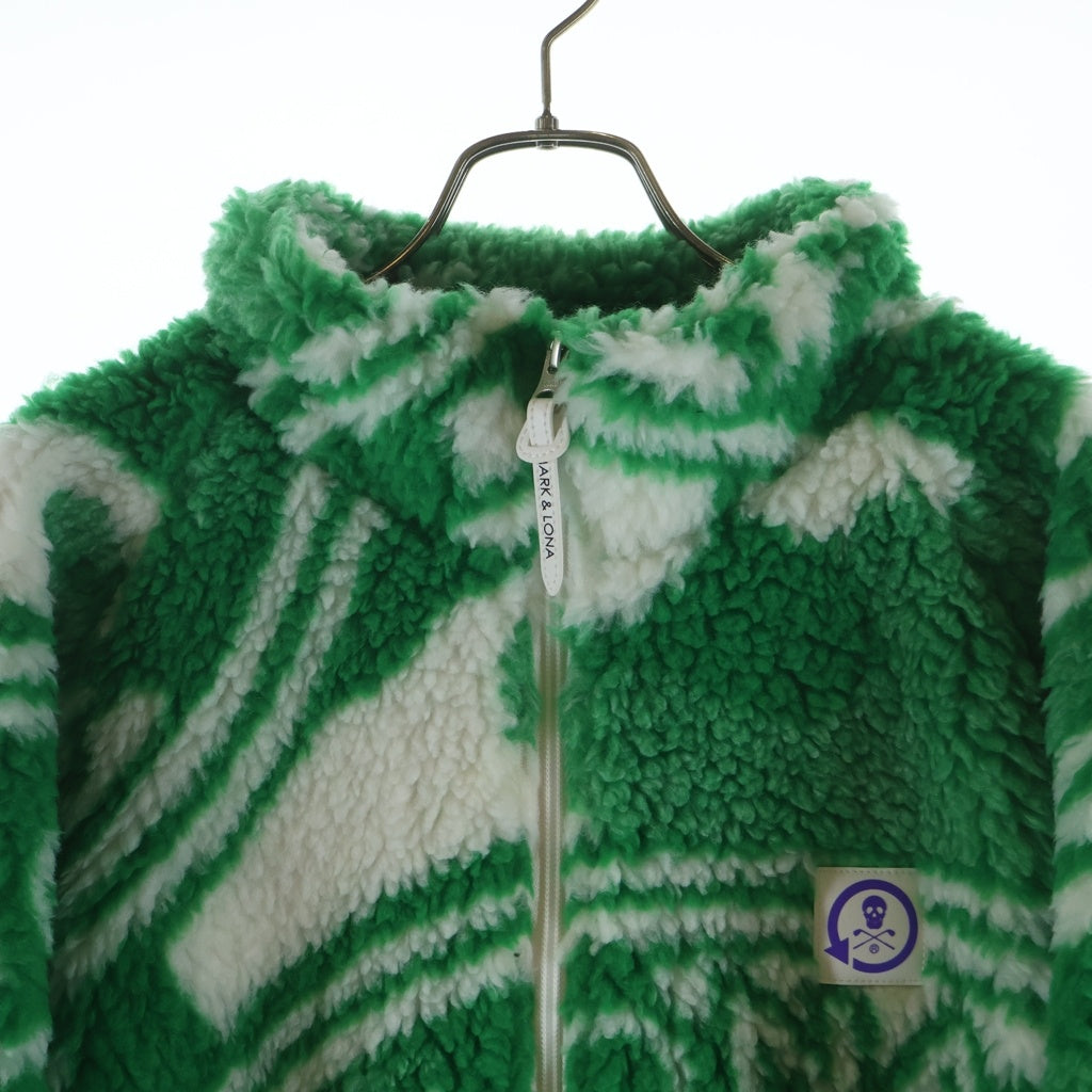 MARK&LONA(マークアンドロナ) Massive Boa Fleece Jacket マーブル ボア フリース ジャケット グリーン MLM-3C-AD04