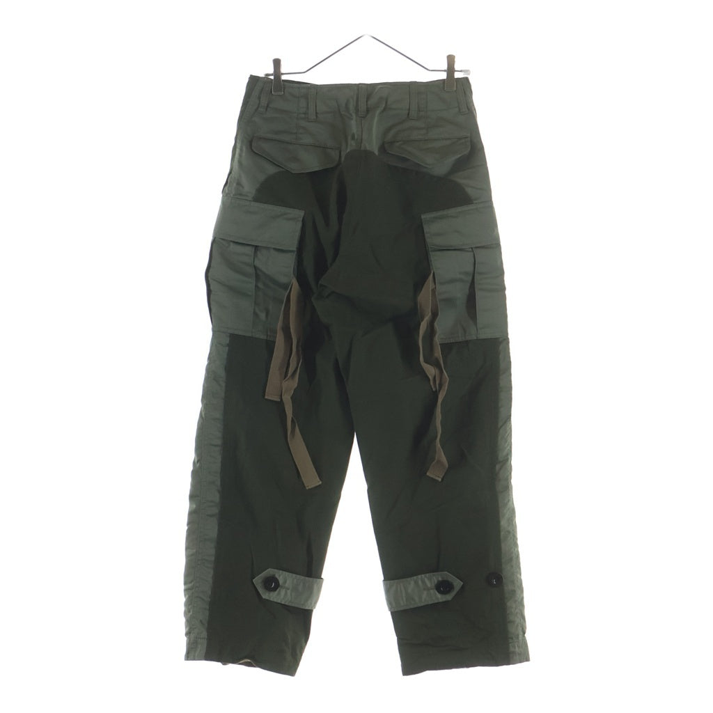 Sacai(サカイ) 22SS Nylon Twill Mix Pants ナイロンツイルミックスパンツ カーキ 22-02710M