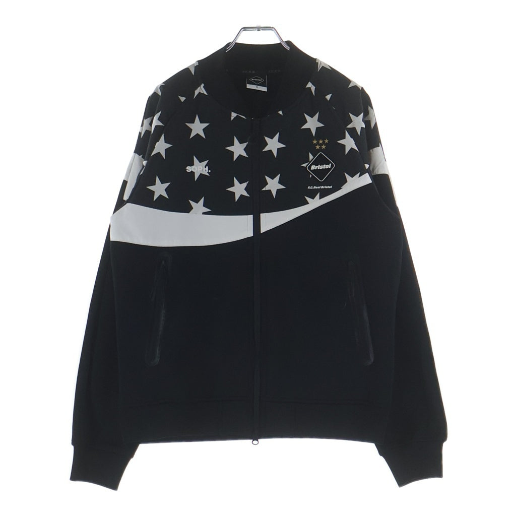 F.C.R.B./F.C.Real Bristol/FCRB(エフシーアールビー/エフシーレアルブリストル) 20SS COCA-COLA PDK JACKET コカコーラ ジップアップ トラックジャケット ブラック FCRB-200012