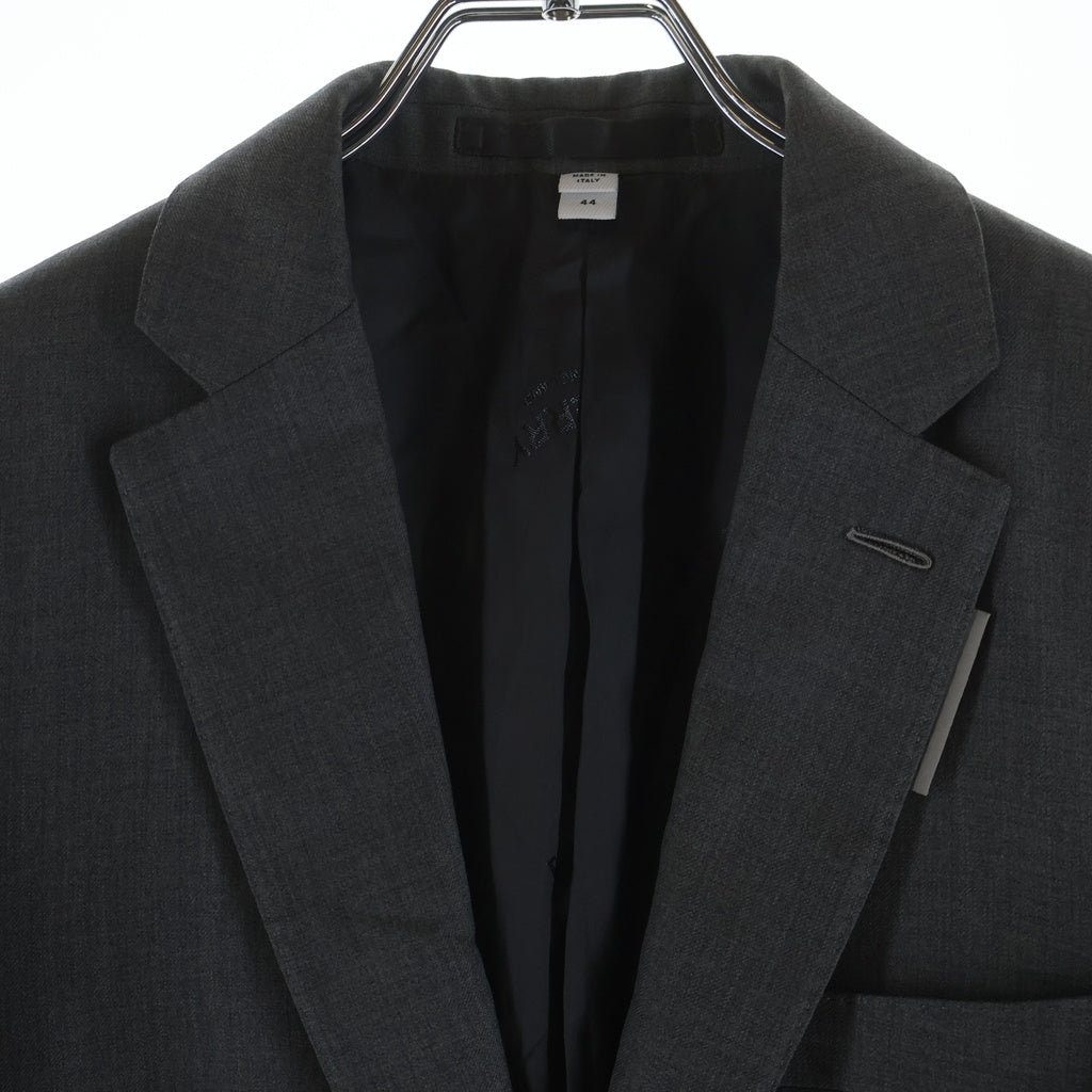 BURBERRY(バーバリー) イングリッシュフィット メタルボタン テーラードブレザージャケット グレー 4549064