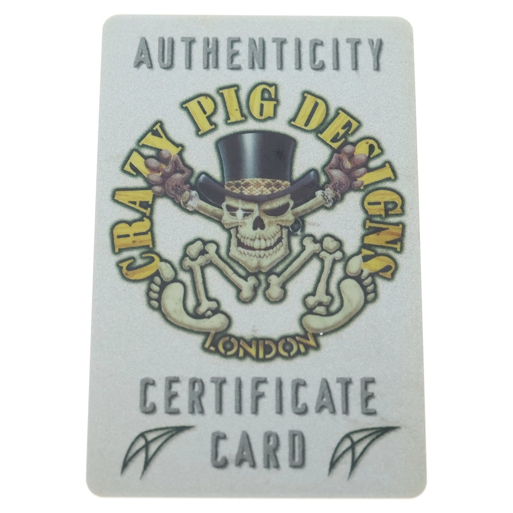 CRAZY PIG(クレイジーピッグ) BONE HAND RING ボーンハンド リング シルバー
