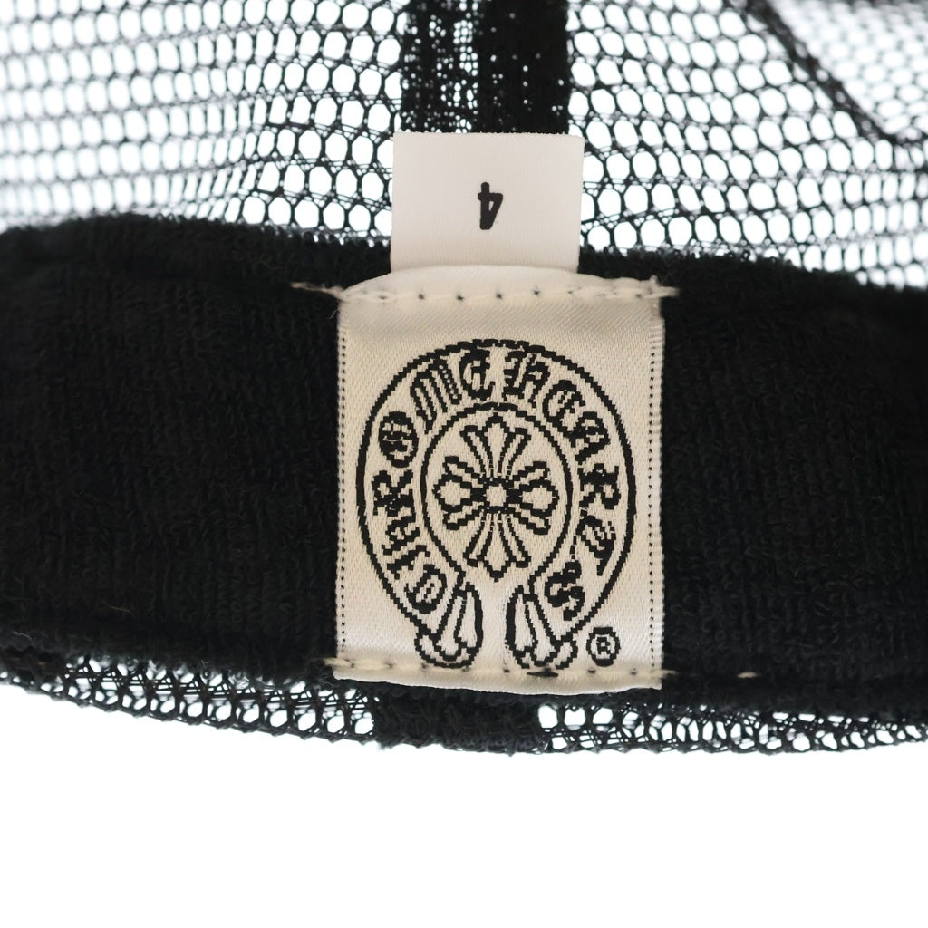 CHROME HEARTS(クロムハーツ) TRUCKER CAP FUCK トラッカー メッシュキャップ ファック 帽子 ホワイト/ブラック