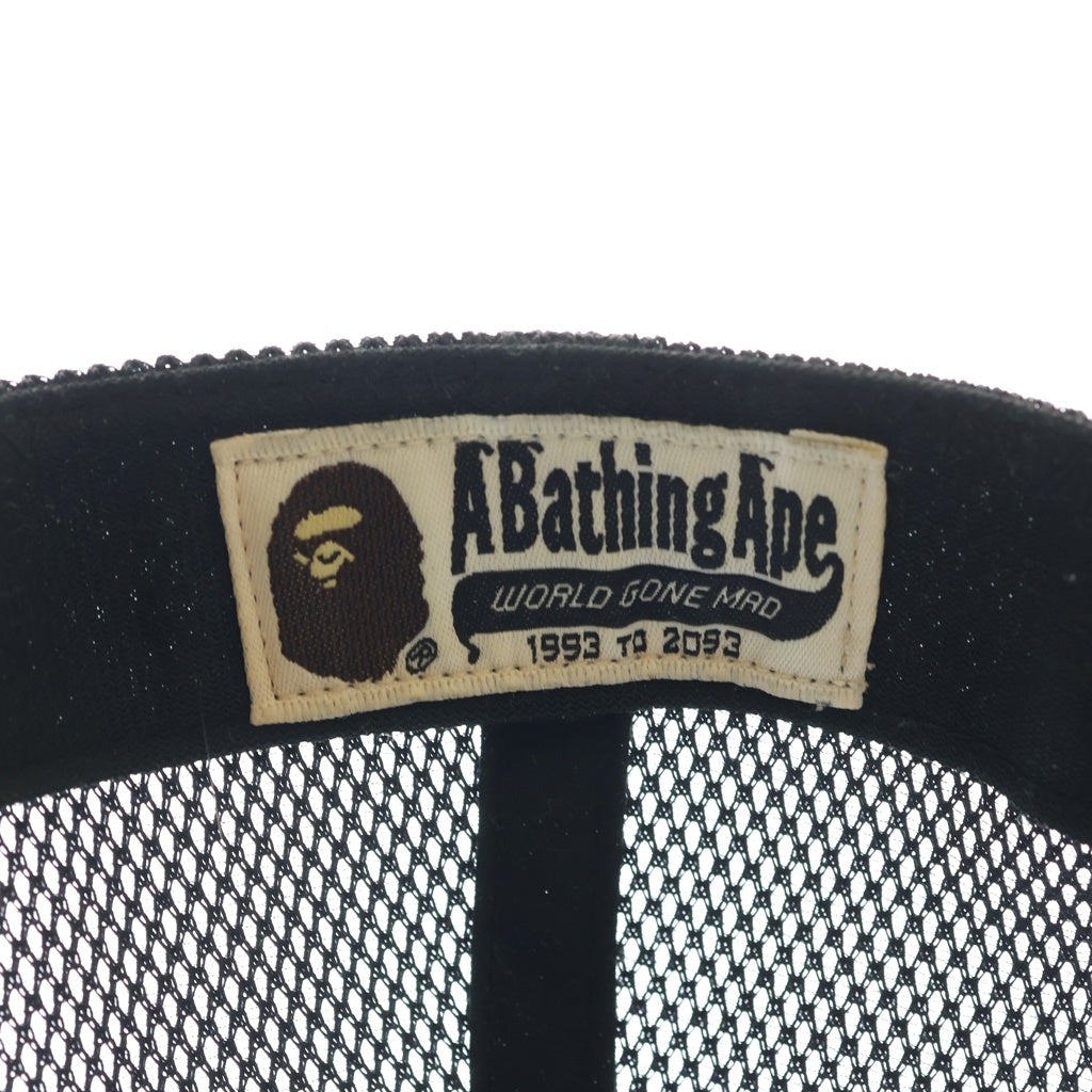 A BATHING APE(アベイシングエイプ) Multi Camo NYC Logo Mesh Cap マルチカモ ニューヨーク ロゴ メッシュキャップ ブラック/マルチ 001CPJ201008M