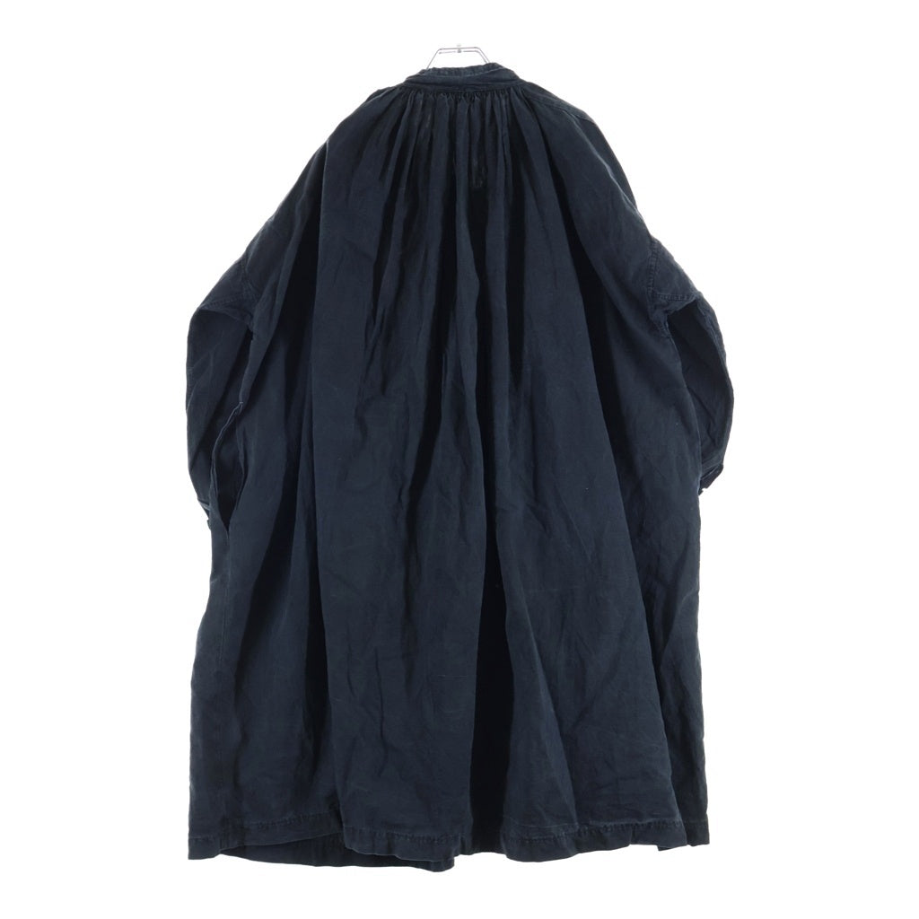 VINTAGE(ヴィンテージ) 推定20-30S French Work Indigo Linen Biaude Smock ユーロワーク インディゴリネンスモッグ ネイビー