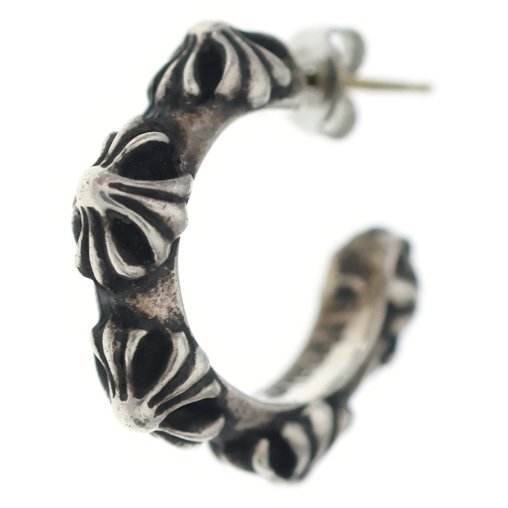 CHROME HEARTS(クロムハーツ) HOOP CROSS クロスバンド フープピアス シルバー BCA100