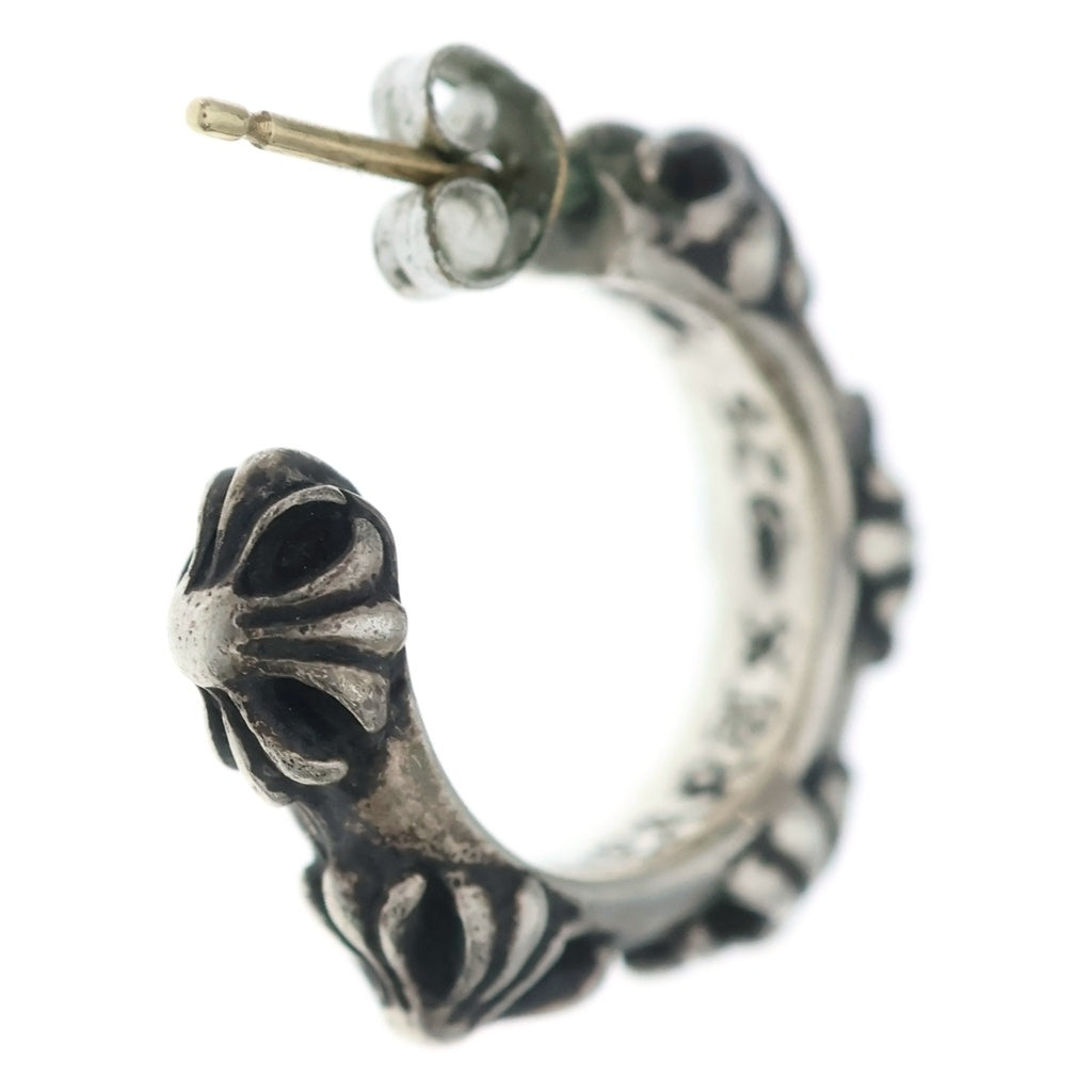 CHROME HEARTS(クロムハーツ) HOOP CROSS クロスバンド フープピアス シルバー BCA100
