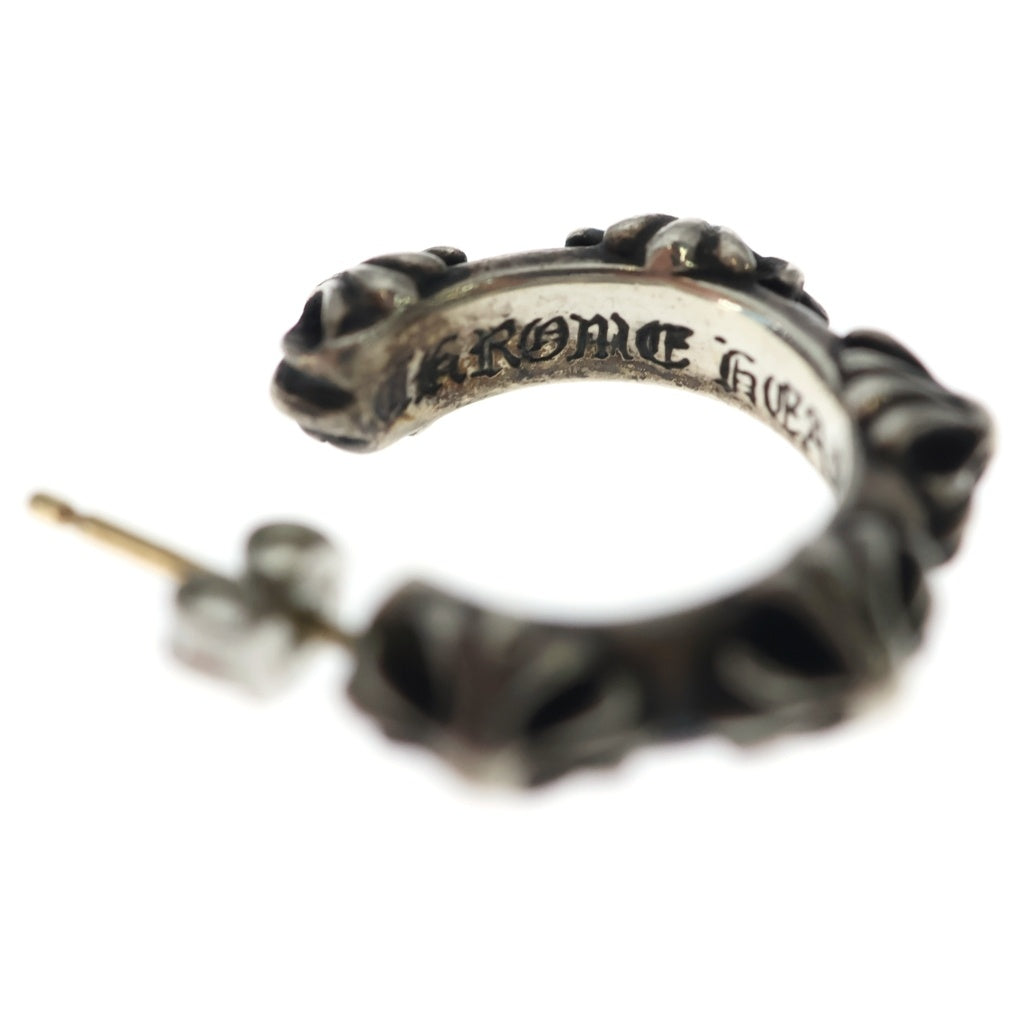 CHROME HEARTS(クロムハーツ) HOOP CROSS クロスバンド フープピアス シルバー BCA100