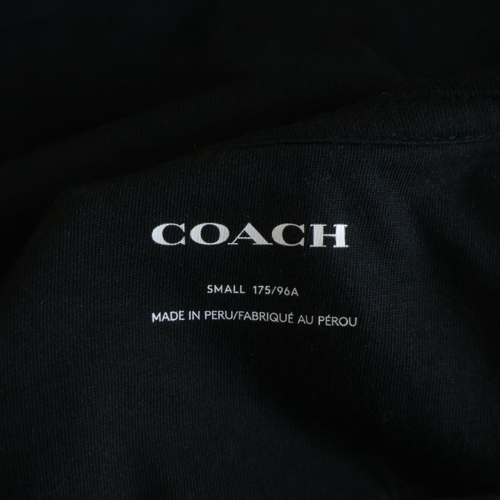COACH(コーチ) シグネチャーロゴ プルオーバー スウェットパーカー フーディ ブラック 233092