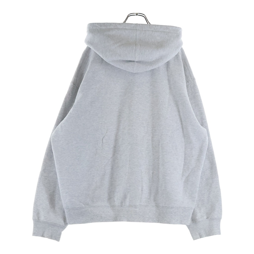 SUPREME(シュプリーム) 23AW Small Box Drawcord Hooded Sweatshirt スモールボックスロゴ スウェット プルオーバーパーカー グレー