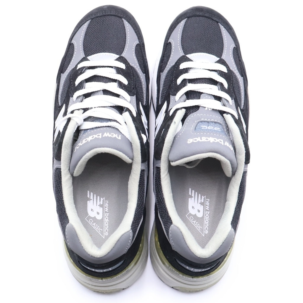 New Balance(ニューバランス) M992EB スウェード メッシュ ローカットスニーカー ブラック US8.5/26.5cm