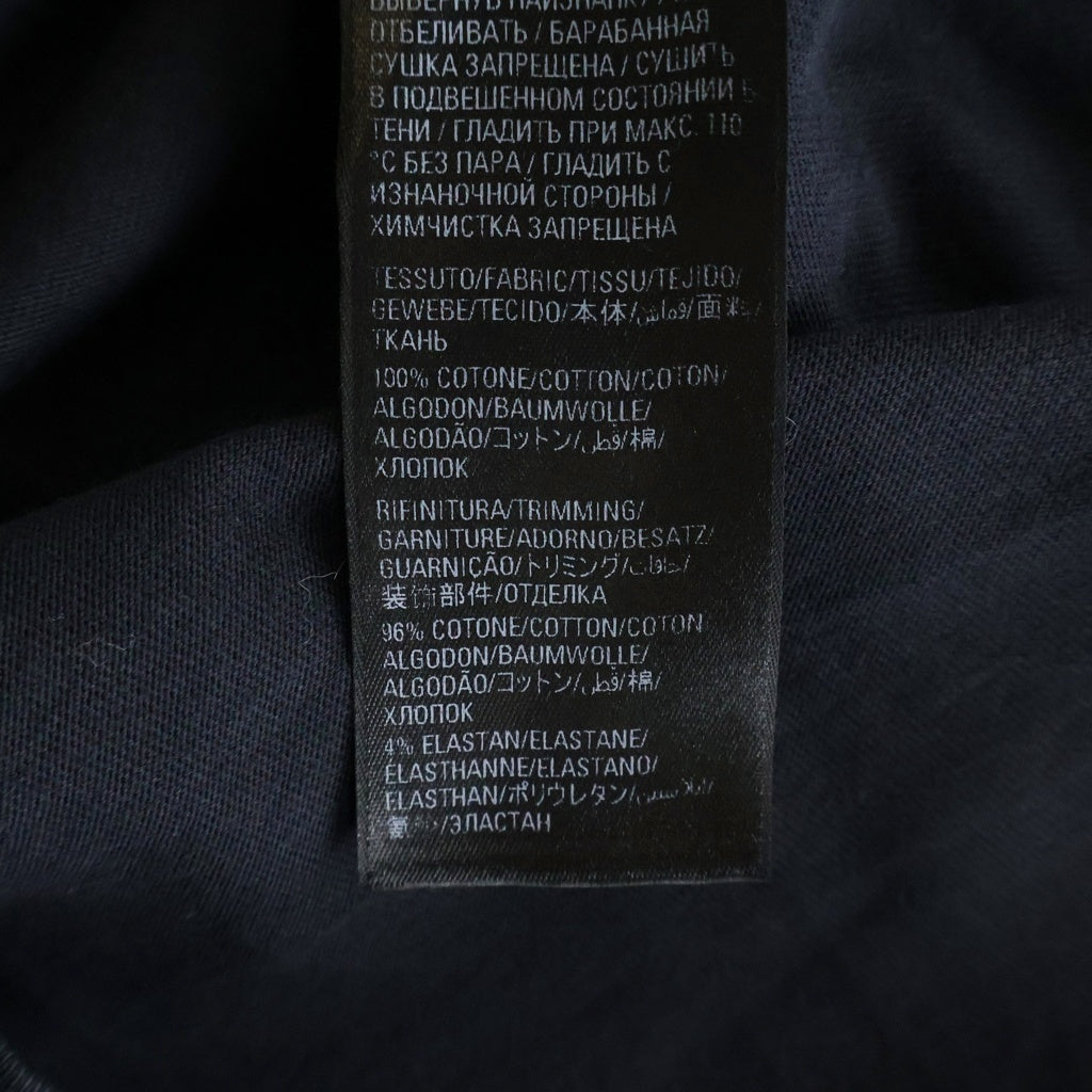 BALENCIAGA(バレンシアガ) 21SS Back Label Oversized Long Sleeve Tee バックラベル オーバーサイズ 長袖Tシャツ ブラック 693949 TMVC1