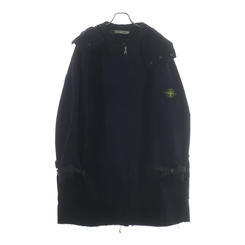 STONE ISLAND(ストーンアイランド) 90S VINTAGE Wool Duffle Coat ウール ダッフルコート ネイビー 21154B04