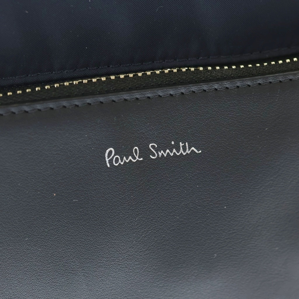 Paul Smith(ポールスミス) ナイロン ブライトストライプトリム バックパック リュックサック ネイビー/ブラック APS454