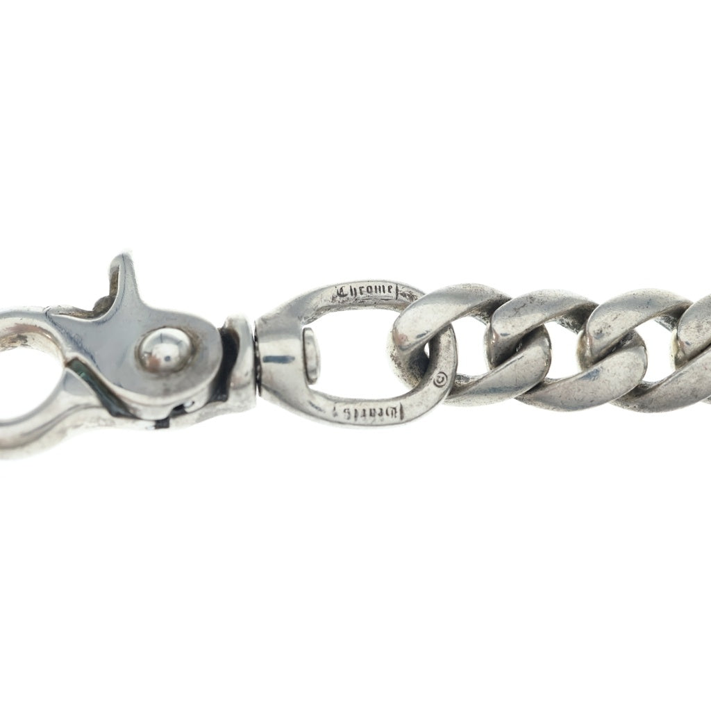 CHROME HEARTS(クロムハーツ) CLASSIC SHORT-T/ 2クリップショートクラシック ウォレットチェーン シルバー BCA068