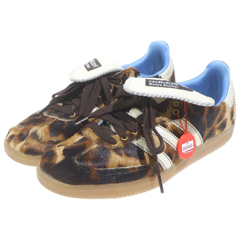 adidas(アディダス) ×WALES BONNER SAMBA PONY LEO LOW Leopard ウェールズボナー サンバ ポニー レオパード ローカットスニーカー ブラウン/ベージュ US9/27cm IE0578