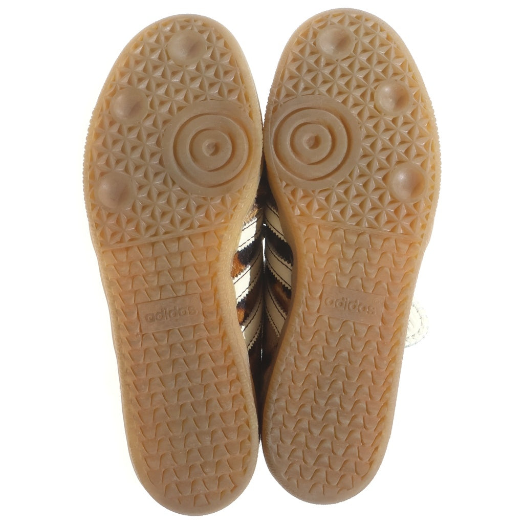 adidas(アディダス) ×WALES BONNER SAMBA PONY LEO LOW Leopard ウェールズボナー サンバ ポニー レオパード ローカットスニーカー ブラウン/ベージュ US9/27cm IE0578