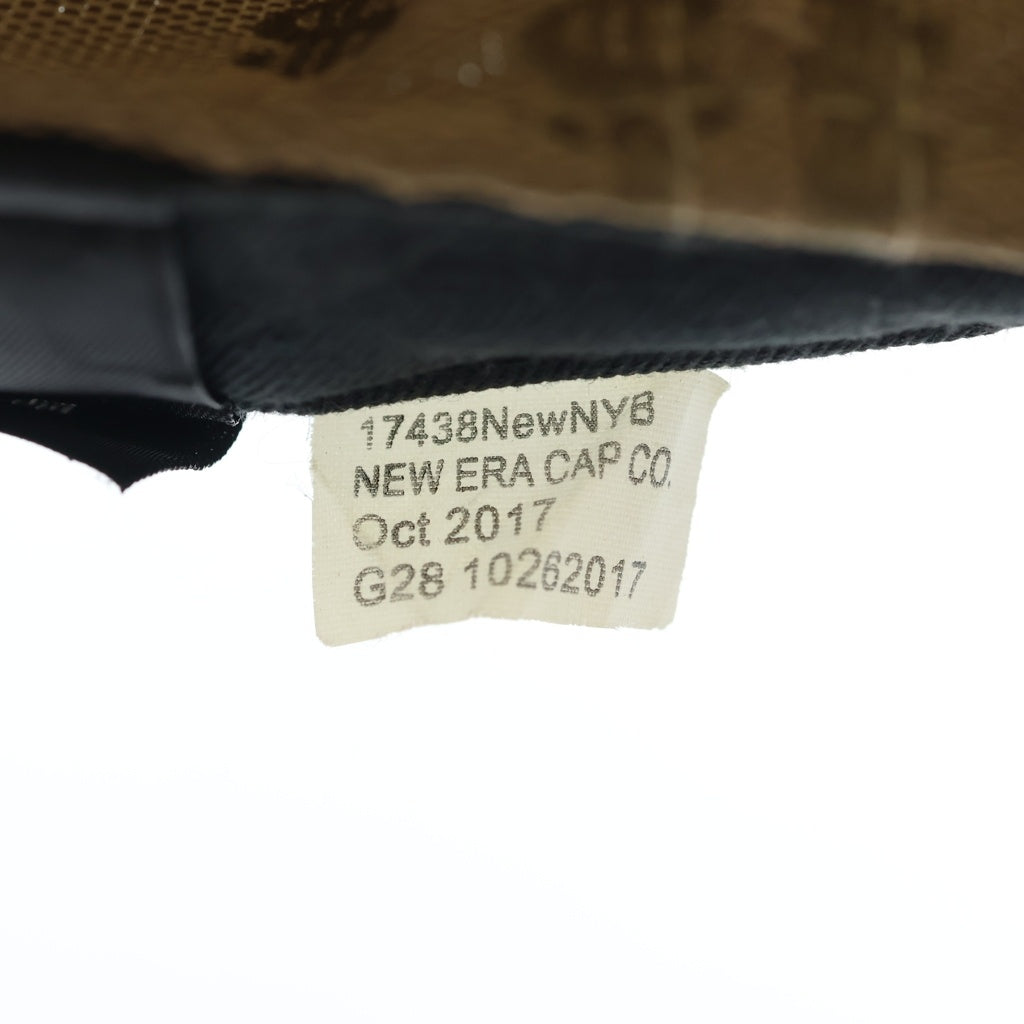 SUPREME(シュプリーム) 18SS ×NEW ERA Monogram Box Logo ニューエラ モノグラム ボックスロゴ 6パネルキャップ 帽子 ブラウン