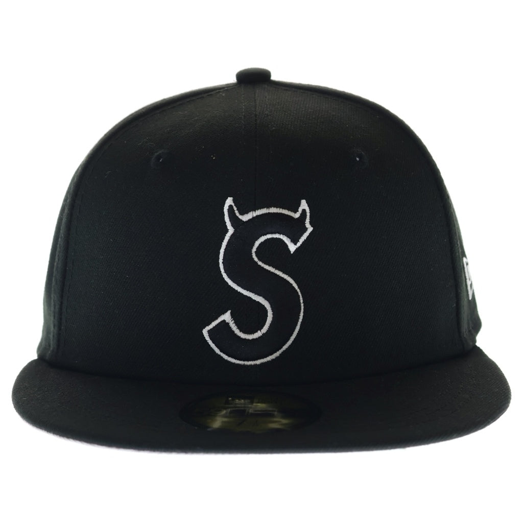 SUPREME(シュプリーム) 22AW ×NEW ERA S Logo ニューエラ Sロゴ 6パネルキャップ 帽子 ブラック